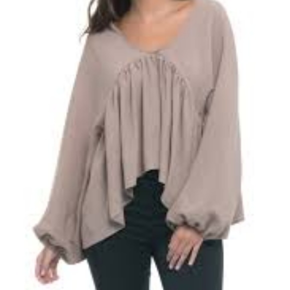 Tops - Boho Tan Blouse